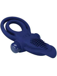 ANILLO VIBRADOR DOBLE AZUL PRETTY LOVE - 10 MODOS DE LA MARCA PRETTY LOVE MALE
