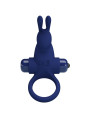 ANILLO VIBRADOR RABBIT 10 MODOS SILICONA AZUL PRETTY LOVE DE LA MARCA PRETTY LOVE MALE