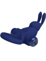 ANILLO VIBRADOR RABBIT 10 MODOS SILICONA AZUL PRETTY LOVE DE LA MARCA PRETTY LOVE MALE