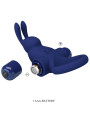 ANILLO VIBRADOR RABBIT 10 MODOS SILICONA AZUL PRETTY LOVE DE LA MARCA PRETTY LOVE MALE