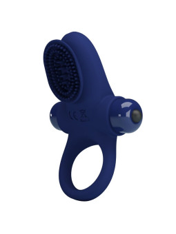 ANILLO VIBRADOR AZUL CON BOLA PARA ESTIMULACIÓN CLITORAL DE LA MARCA PRETTY LOVE MALE