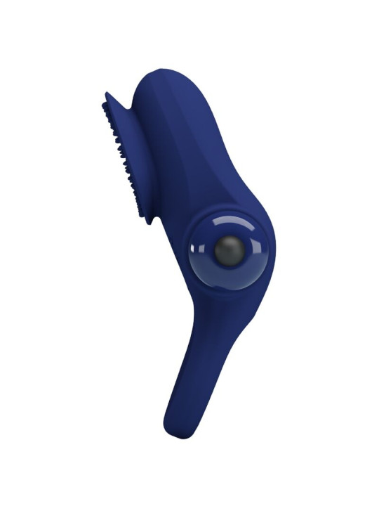 ANILLO VIBRADOR AZUL CON BOLA PARA ESTIMULACIÓN CLITORAL DE LA MARCA PRETTY LOVE MALE