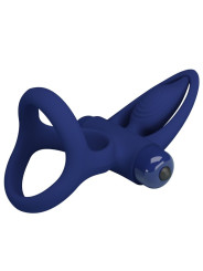 ANILLO VIBRADOR DOBLE ESTIMULACIÓN AZUL PRETTY LOVE DE LA MARCA PRETTY LOVE MALE