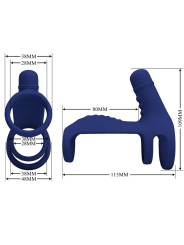ANILLO VIBRADOR PRETTY LOVE ELISH ESTIMULACIÓN PAREJAS DE LA MARCA PRETTY LOVE MALE