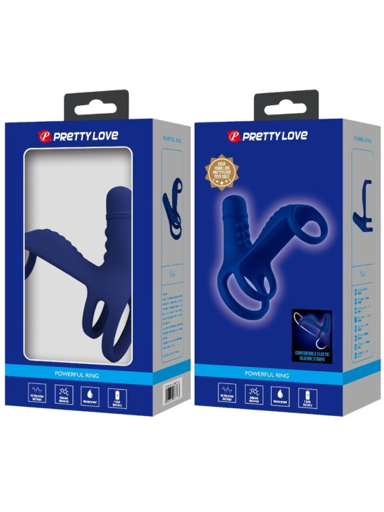 ANILLO VIBRADOR PRETTY LOVE ELISH ESTIMULACIÓN PAREJAS DE LA MARCA PRETTY LOVE MALE