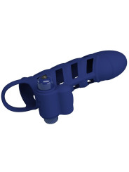 ANILLO VIBRADOR DE SILICONA AZUL CON 10 FUNCIONES PRETTY LOVE DE LA MARCA PRETTY LOVE MALE
