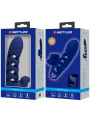 ANILLO VIBRADOR DE SILICONA AZUL CON 10 FUNCIONES PRETTY LOVE DE LA MARCA PRETTY LOVE MALE