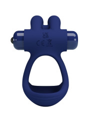 DOBLE ANILLO VIBRADOR RABBIT SILENCIOSO PRETTY LOVE AZUL DE LA MARCA PRETTY LOVE MALE