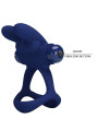 DOBLE ANILLO VIBRADOR RABBIT SILENCIOSO PRETTY LOVE AZUL DE LA MARCA PRETTY LOVE MALE