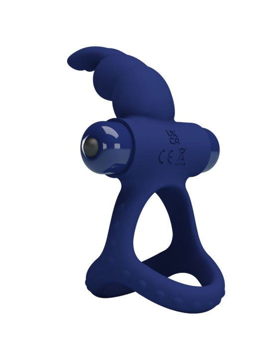 ANILLO VIBRADOR RABBIT DOBLE SILENCIOSO PRETTY LOVE AZUL DE LA MARCA PRETTY LOVE MALE