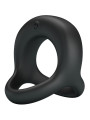 ANILLO VIBRADOR NEGRO ELLIOTT 10 MODOS SILICONA DE LA MARCA PRETTY LOVE