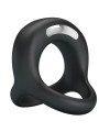 ANILLO VIBRADOR NEGRO ELLIOTT 10 MODOS SILICONA DE LA MARCA PRETTY LOVE