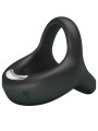 ANILLO VIBRADOR NEGRO ELLIOTT 10 MODOS SILICONA DE LA MARCA PRETTY LOVE