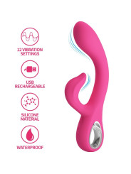 VIBRADOR RABBIT 12 MODOS SILICONA SUAVE ROSA PRETTY LOVE DE LA MARCA PRETTY LOVE FLIRTATION