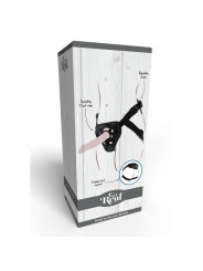 ARNÉS STRAP-ON AJUSTABLE CON ANILLOS Y BOLSA VIBRADORA DE LA MARCA GET REAL
