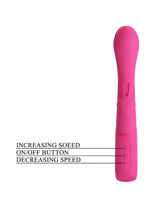 VIBRADOR RABBIT 12 MODOS SILENCIOSO PRETTY LOVE NOVAK DE LA MARCA PRETTY LOVE FLIRTATION