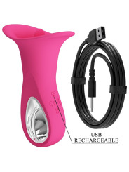 VIBRADOR ORAL LENGUA 12 VIBRACIONES PRETTY LOVE ROSA DE LA MARCA PRETTY LOVE FLIRTATION