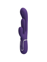 VIBRADOR RABBIT SHANIA 7 MODOS SILICONA SUAVE DE LA MARCA PRETTY LOVE