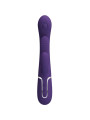 VIBRADOR RABBIT SHANIA 7 MODOS SILICONA SUAVE DE LA MARCA PRETTY LOVE