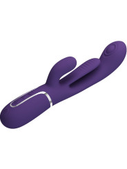 VIBRADOR RABBIT SHANIA 7 MODOS SILICONA SUAVE DE LA MARCA PRETTY LOVE