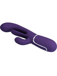 VIBRADOR RABBIT SHANIA 7 MODOS SILICONA SUAVE DE LA MARCA PRETTY LOVE