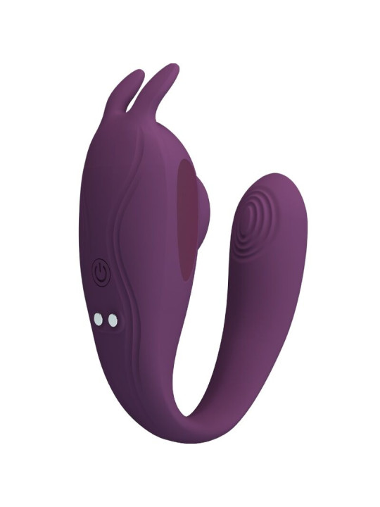 VIBRADOR APP CONTROL MORADO PRETTY LOVE SHEY 10 FUNCIONES DE LA MARCA PRETTY LOVE FLIRTATION