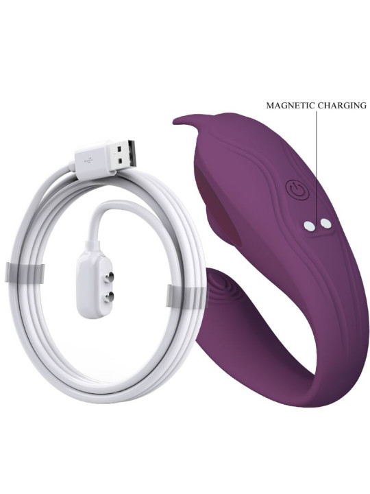 VIBRADOR APP CONTROL MORADO PRETTY LOVE SHEY 10 FUNCIONES DE LA MARCA PRETTY LOVE FLIRTATION