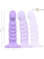 VIBRADOR BRENDA 10 VIBRACIONES CONTROL REMOTO MORADO DE LA MARCA INTENSE FUN