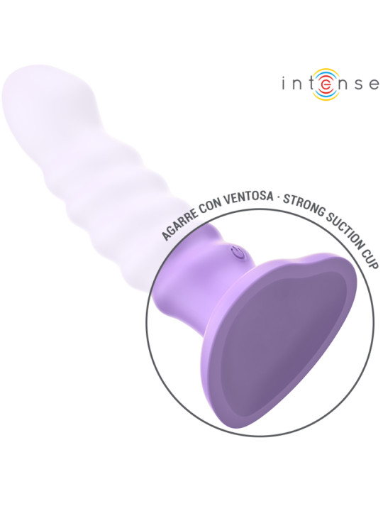 VIBRADOR BRENDA 10 VIBRACIONES CONTROL REMOTO MORADO DE LA MARCA INTENSE FUN