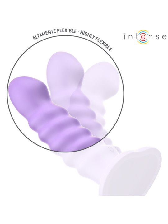 VIBRADOR BRENDA 10 VIBRACIONES CONTROL REMOTO MORADO DE LA MARCA INTENSE FUN