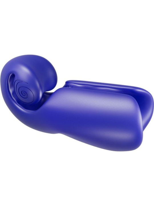 MASTURBADOR MASCULINO SNAIL VIBE EVO SLIDE N'ROLL AZUL DE LA MARCA SNAIL VIBE
