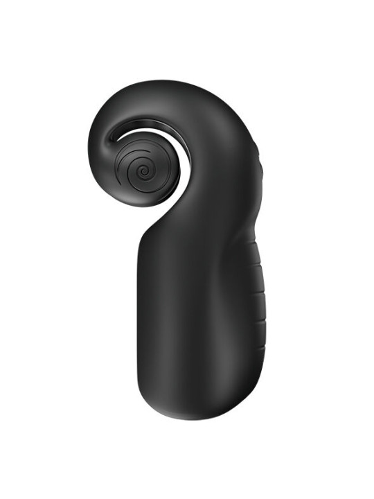 MASTURBADOR MASCULINO SNAIL VIBE EVO SLIDE N'ROLL NEGRO DE LA MARCA SNAIL VIBE