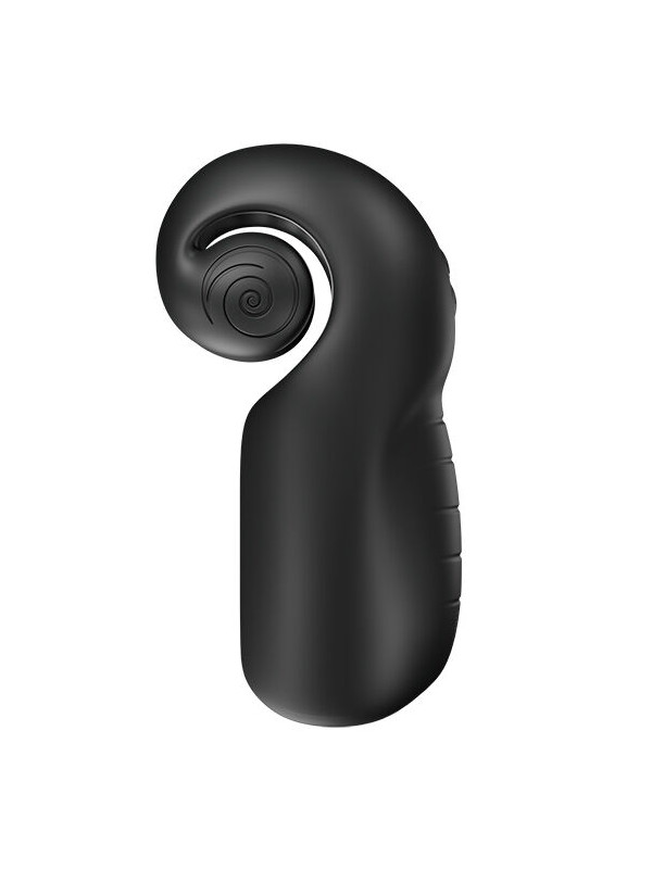 MASTURBADOR MASCULINO SNAIL VIBE EVO SLIDE N'ROLL NEGRO DE LA MARCA SNAIL VIBE