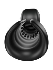 MASTURBADOR MASCULINO SNAIL VIBE EVO SLIDE N'ROLL NEGRO DE LA MARCA SNAIL VIBE