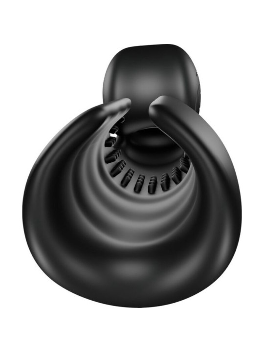 MASTURBADOR MASCULINO SNAIL VIBE EVO SLIDE N'ROLL NEGRO DE LA MARCA SNAIL VIBE