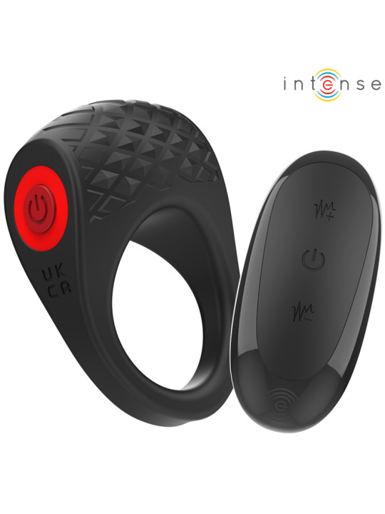 ANILLO VIBRADOR CLOVER 10 MODOS NEGRO CONTROL REMOTO DE LA MARCA INTENSE COUPLES TOYS