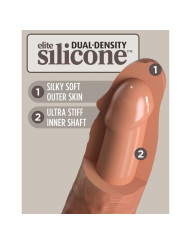 ARNES AJUSTABLE CON DILDO SILICONA 17.8 CM DE LA MARCA KING COCK