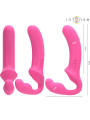 VIBRADOR DOBLE AMY 20 CM ROSA CONTROL REMOTO INTENSE DE LA MARCA INTENSE FUN