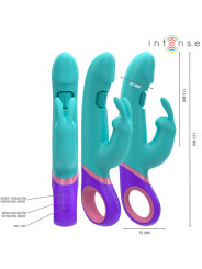 VIBRADOR RABBIT ROTATORIO PUNTO G AZUL INTENSE MÓNICA DE LA MARCA INTENSE FUN