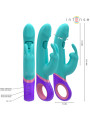 VIBRADOR RABBIT ROTATORIO PUNTO G AZUL INTENSE MÓNICA DE LA MARCA INTENSE FUN