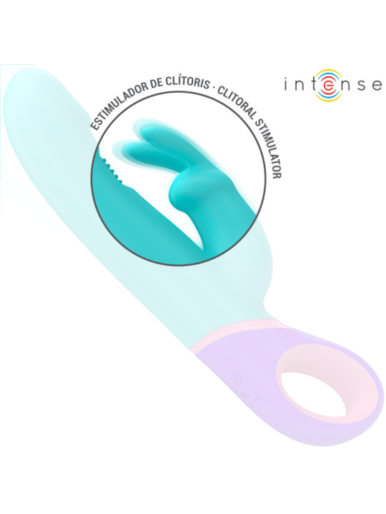 VIBRADOR RABBIT ROTATORIO PUNTO G AZUL INTENSE MÓNICA DE LA MARCA INTENSE FUN