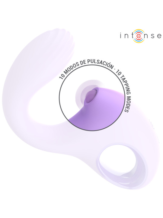 VIBRADOR BAXTER CON SUCCIÓN Y CONTROL REMOTO VIOLETA DE LA MARCA INTENSE FUN