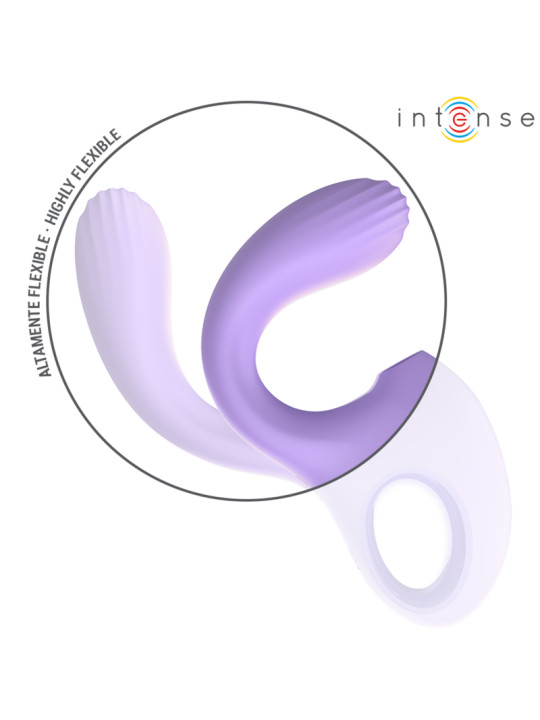 VIBRADOR BAXTER CON SUCCIÓN Y CONTROL REMOTO VIOLETA DE LA MARCA INTENSE FUN