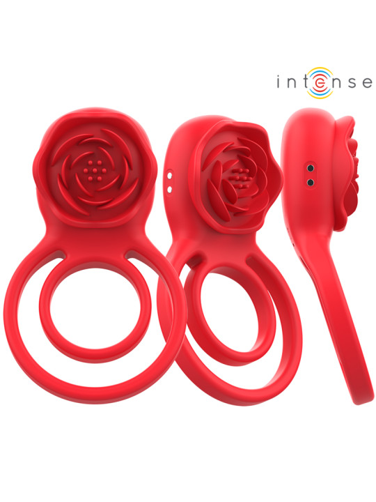 ESTIMULADOR GAIL ROSA 10 VIBRACIONES CONTROL REMOTO ROJO DE LA MARCA INTENSE FUN