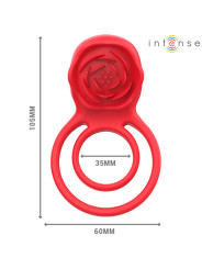 ESTIMULADOR GAIL ROSA 10 VIBRACIONES CONTROL REMOTO ROJO DE LA MARCA INTENSE FUN