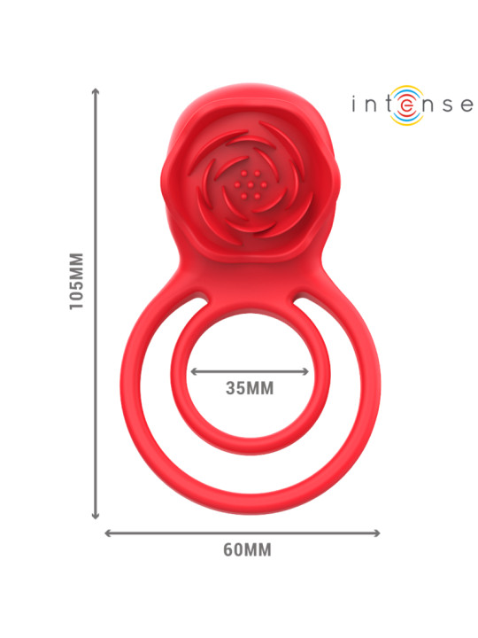 ESTIMULADOR GAIL ROSA 10 VIBRACIONES CONTROL REMOTO ROJO DE LA MARCA INTENSE FUN