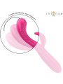 VIBRADOR AMARA CON LENGUA ESTIMULADORA Y 10 MODOS ROSA DE LA MARCA INTENSE FUN