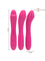 VIBRADOR BELINDA 19 CM FLEXIBLE 10 MODOS ROSA INTENSE DE LA MARCA INTENSE FUN
