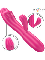 VIBRADOR FLEXIBLE IVY CON LENGUA ESTIMULADORA Y 10 MODOS DE LA MARCA INTENSE FUN