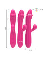 VIBRADOR FLEXIBLE IVY CON LENGUA ESTIMULADORA Y 10 MODOS DE LA MARCA INTENSE FUN